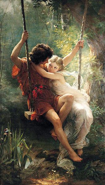 Pierre Auguste Cot Spring. France oil painting art